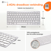 For-ce 2,4ghz draadloos toetsenbord - Compact en ergonomisch